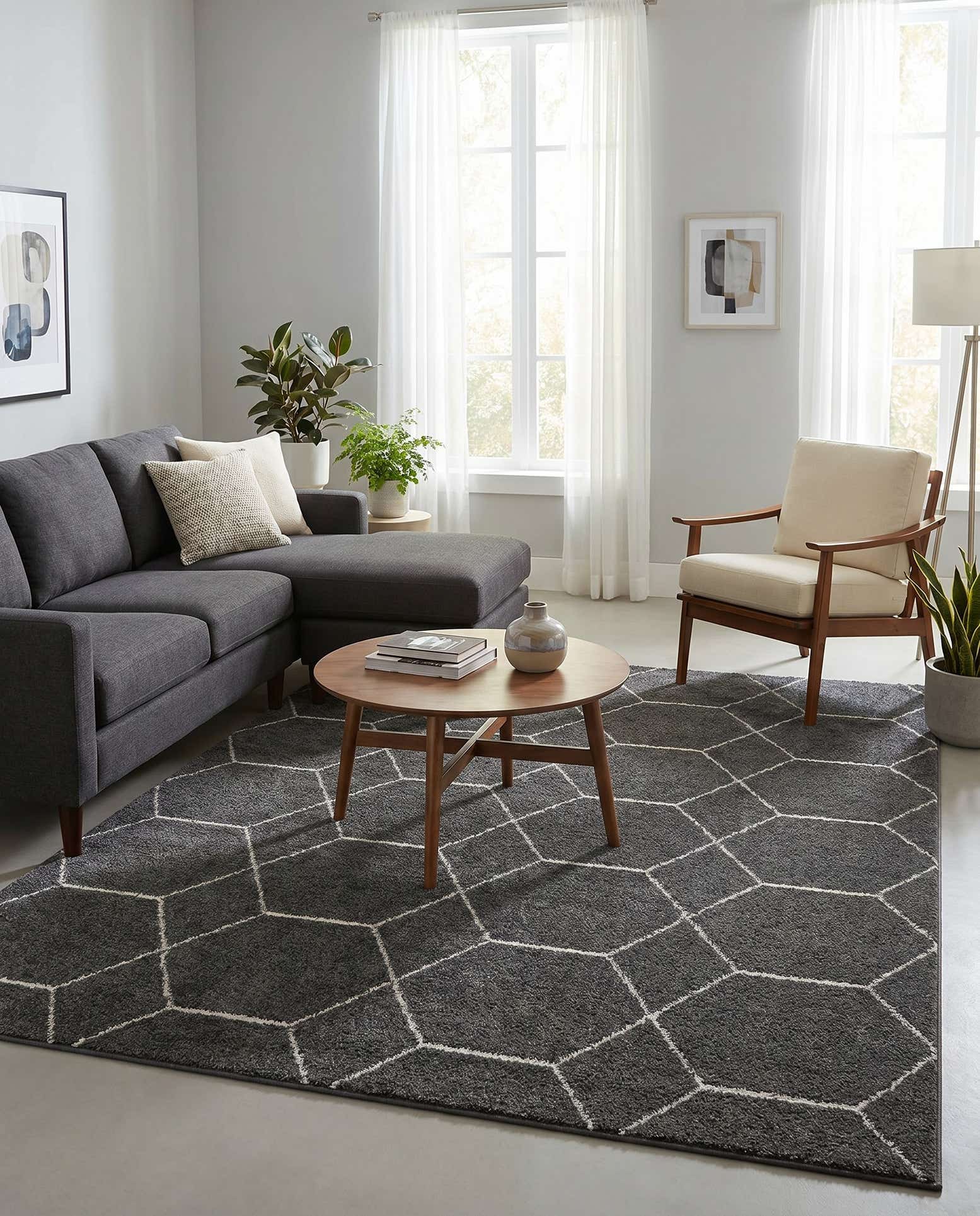 7' 10 x 10' Trellis Frieze Rug