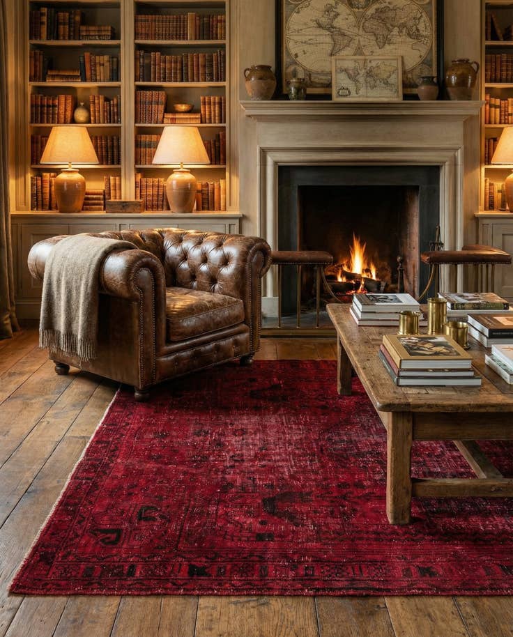 Detail image of 3' 10 x 6' 4 Hand Knotted Ultra Vintage Persian Wool Rug