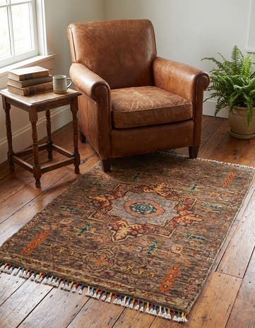 2' 1 x 2' 10 Hand Knotted Ariana Ziegler Rug