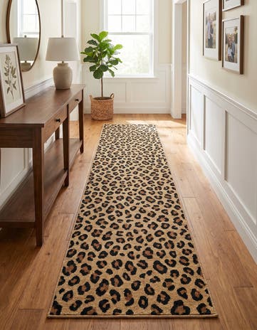 Light Brown Savannah Runner Rug