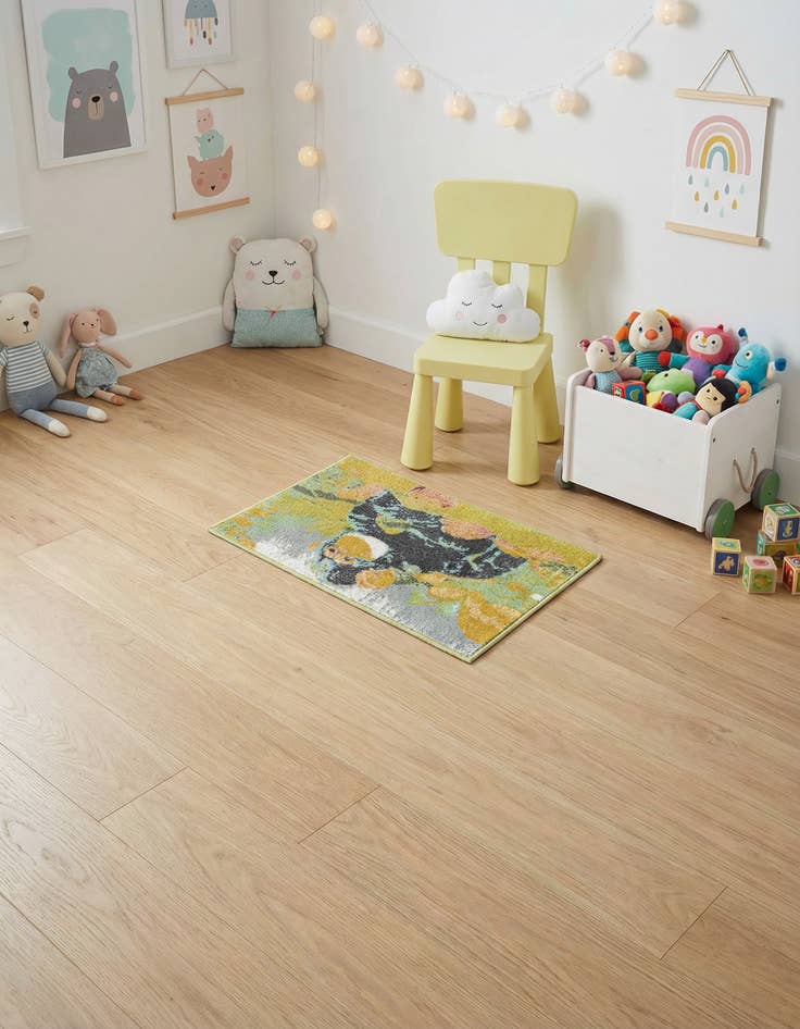 Detail image of 2' 2 x 3' 1 Gorilla Whimsy Kids Rug