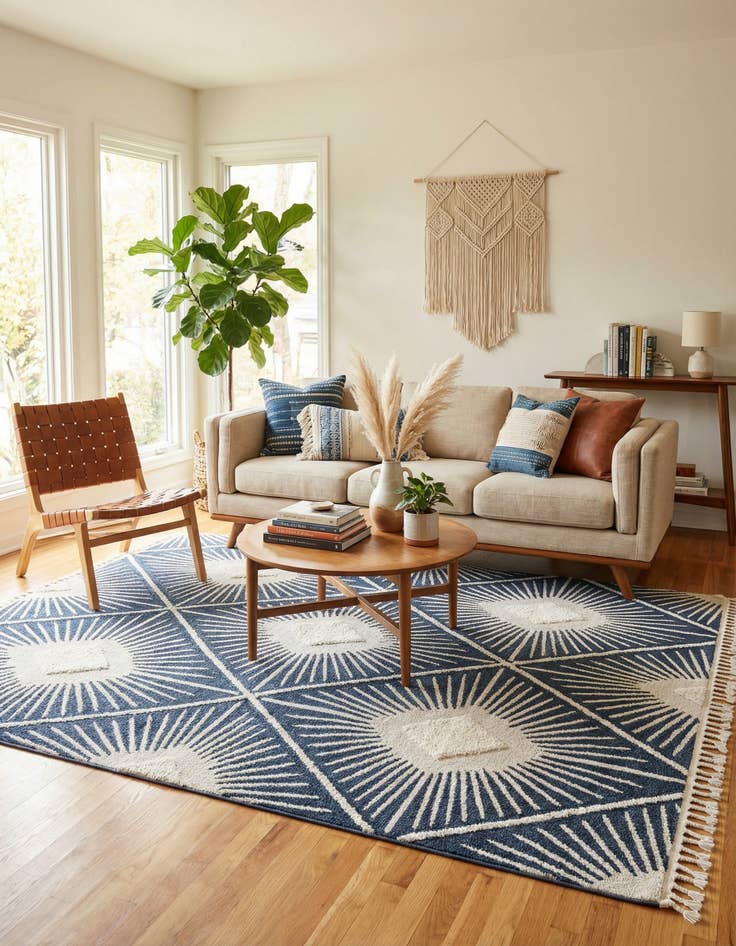 Detail image of  9' 6 x 14' 3 Boho Rug