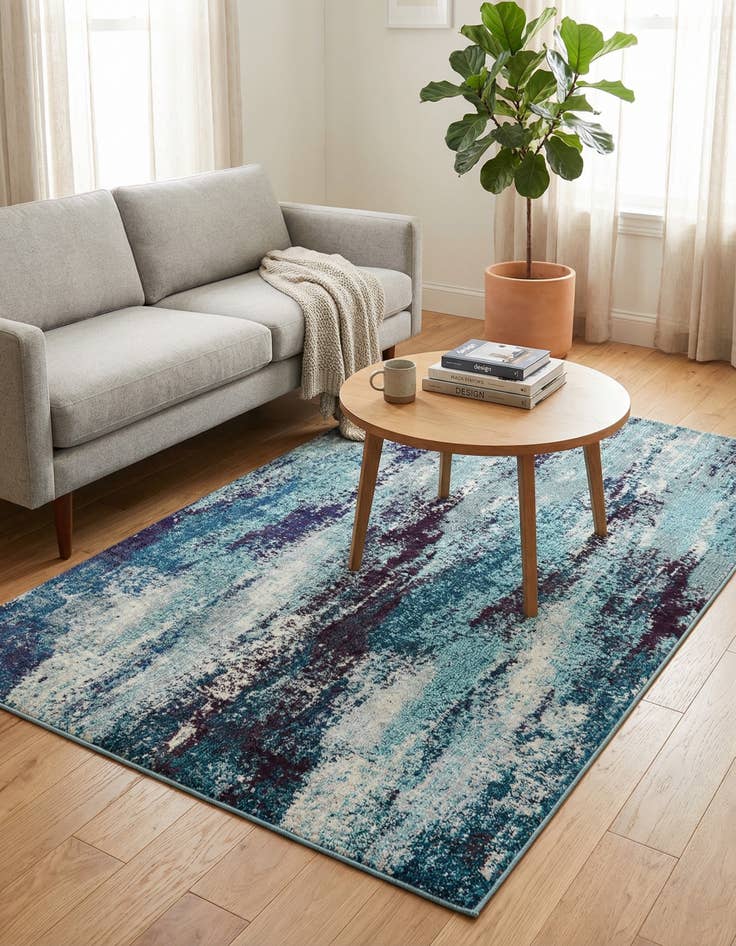 Detail image of 3' 3 x 5' 3 Washable Barcelona Rug