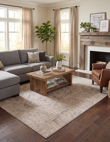 Beige Villa Rug