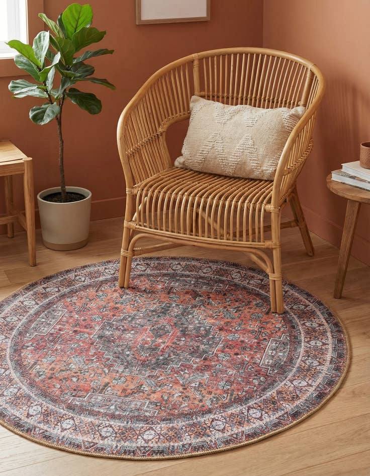 Detail image of 3' 6 x 3' 6 Timeless Round Rug