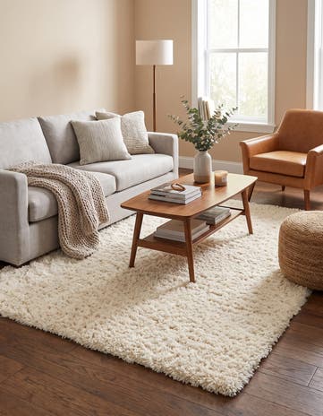 Pearl Infinity Shag Rug