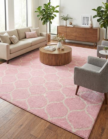 10' x 14' Lattice Frieze Rug