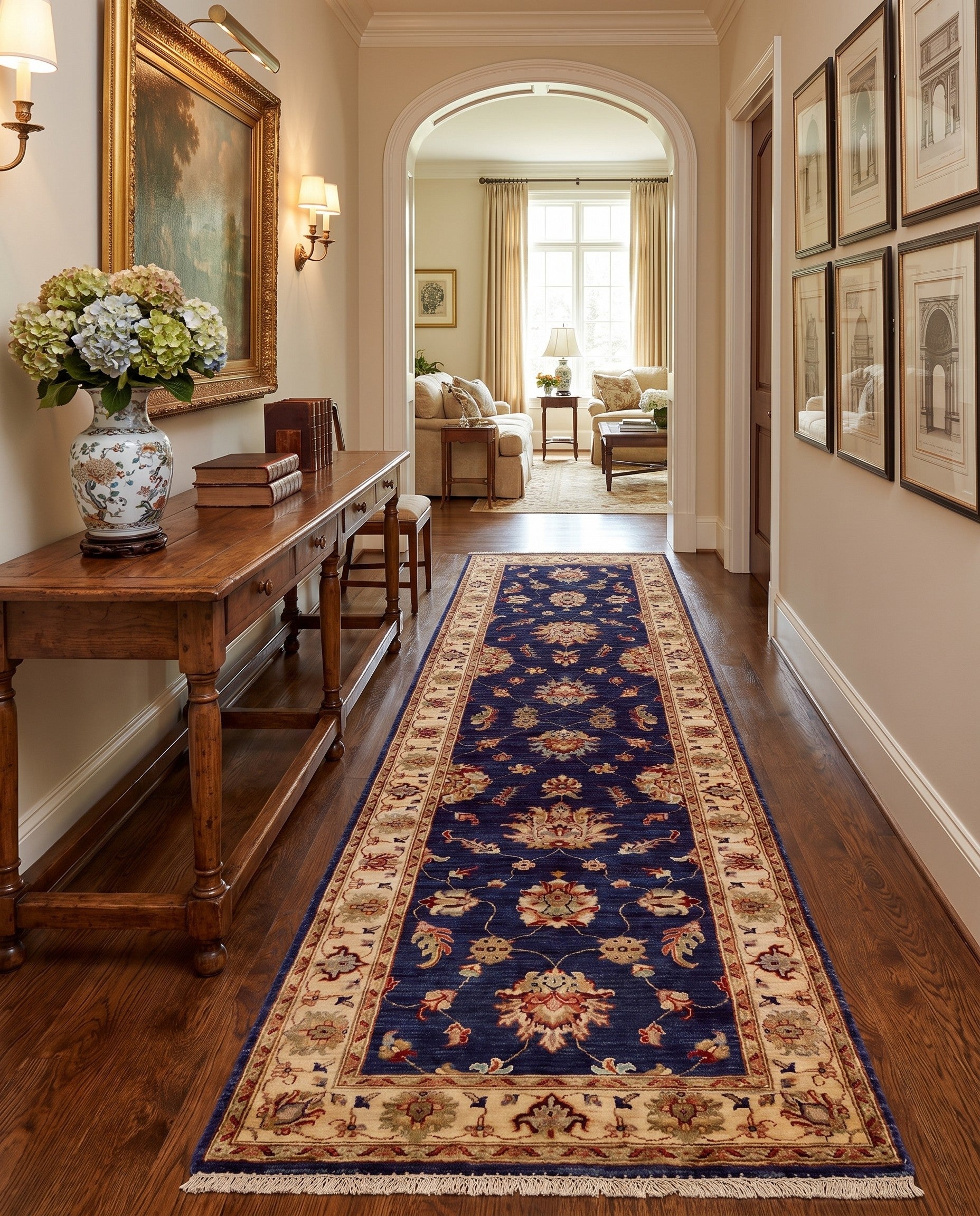 2' 9 x 10' 3 Hand Knotted Ariana Ziegler Runner Rug