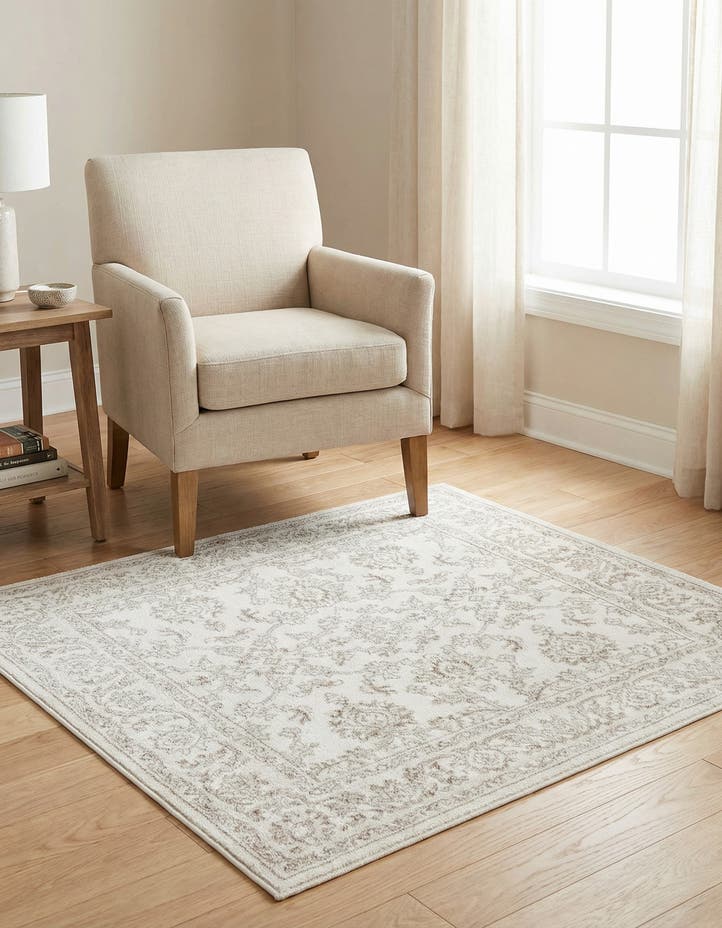 4' x 4' Charlotte Square Rug