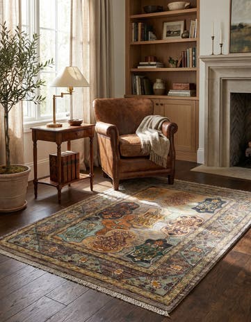 3' 3 x 4' 11 Hand Knotted Ariana Ziegler Rug