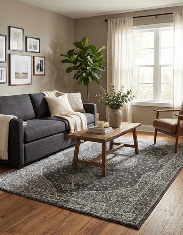 Dark Gray Bexley Rug