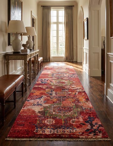 2' 10 x 9' 10 Hand Knotted Mamluk Ziegler Runner Rug
