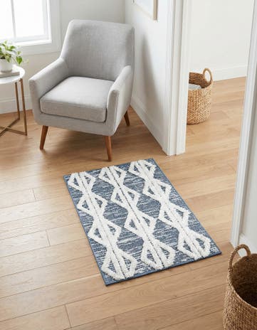 Navy Blue Sabrina Soto Casa Palma Rug