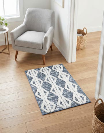 Navy Blue Sabrina Soto Casa Palma Rug