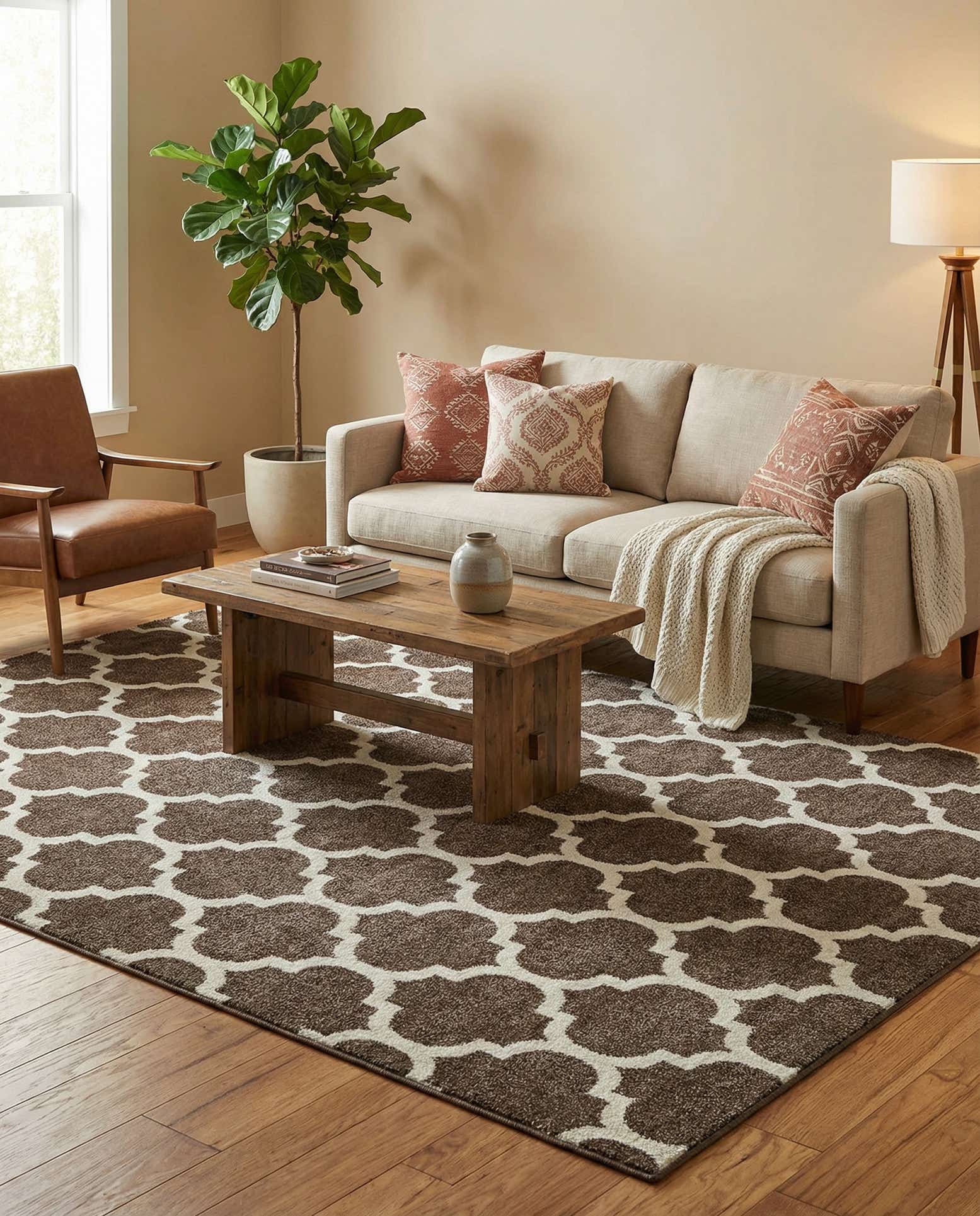 6' x 9' Lattice Rug