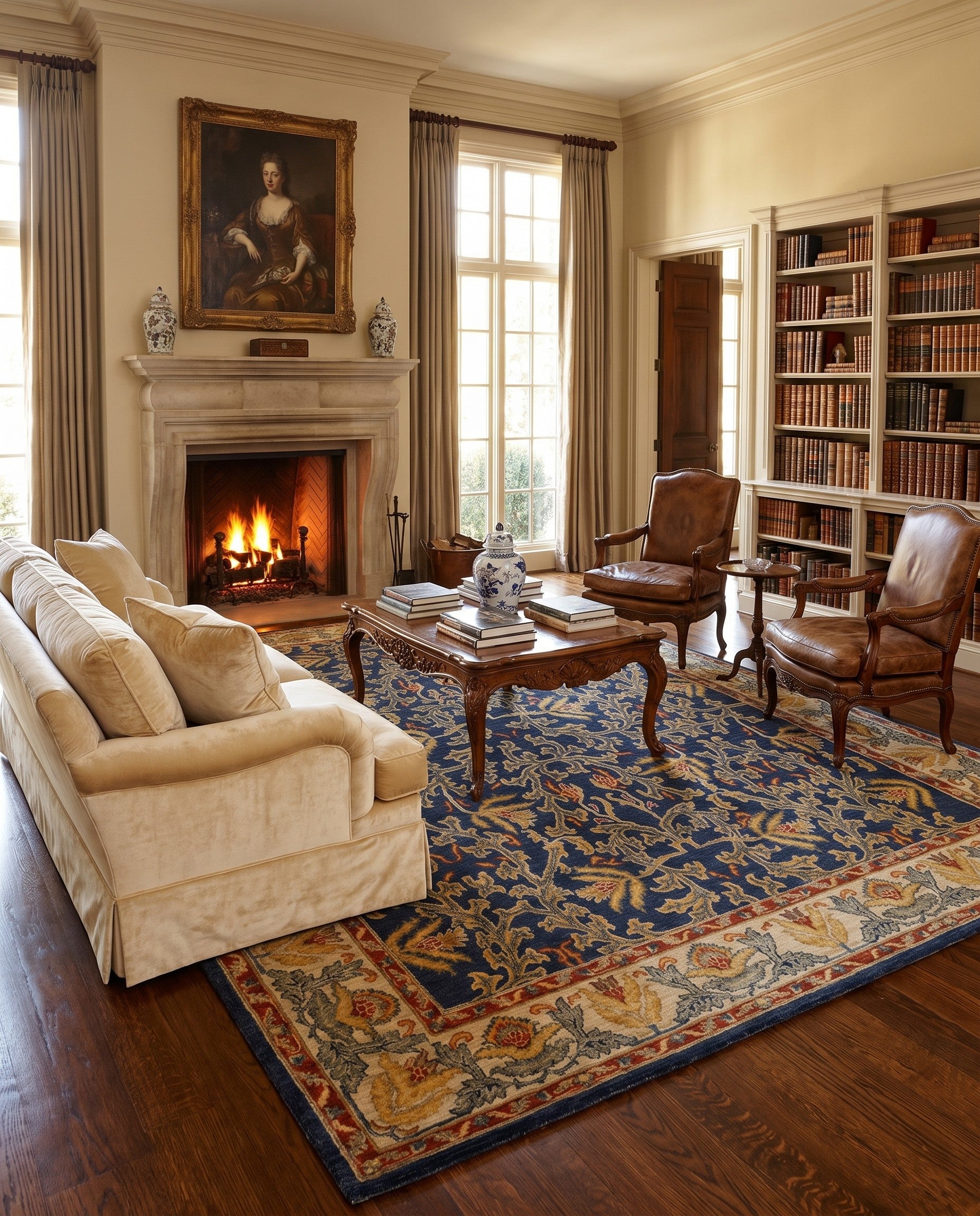 8' 3 x 10' 4 Hand Knotted Ziegler Rug