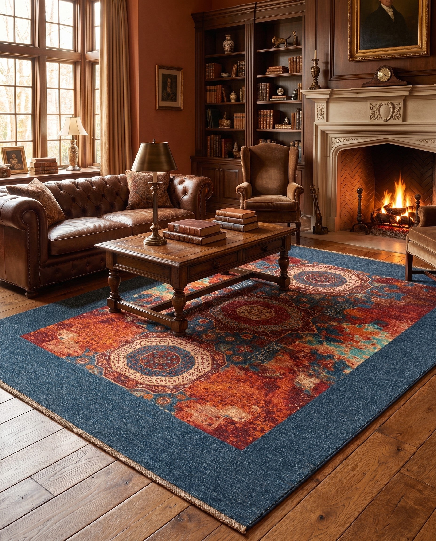 8' 5 x 10' 4 Hand Knotted Mamluk Ziegler Rug