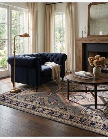 4' 2 x 6' 11 Hand Knotted Bokhara Oriental Rug