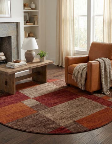 7' 10 x 7' 10 Equinox Round Rug