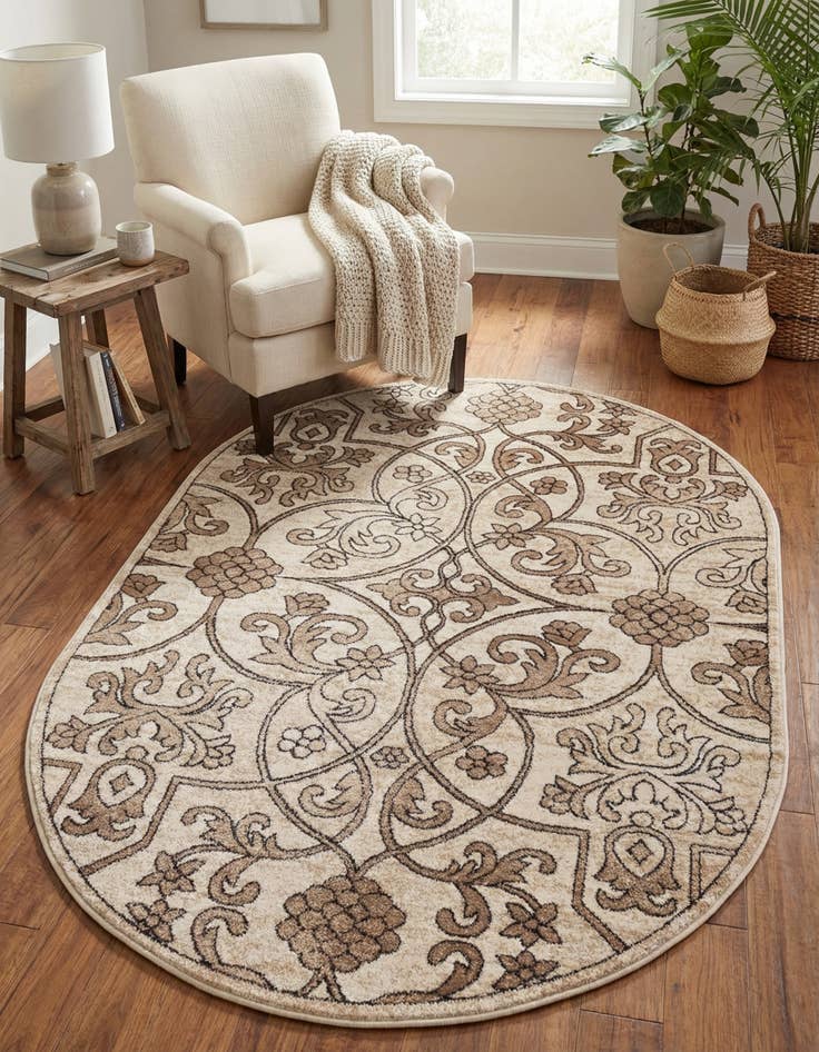 Detail image of 4' x 6' Himalaya Oval Rug