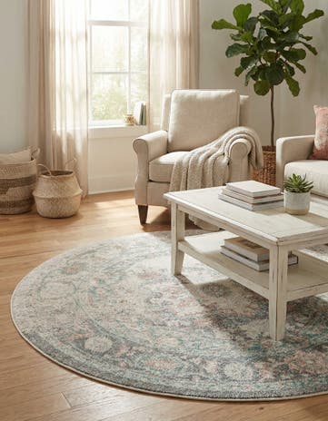5' x 5' Madeline Vintage Round Rug