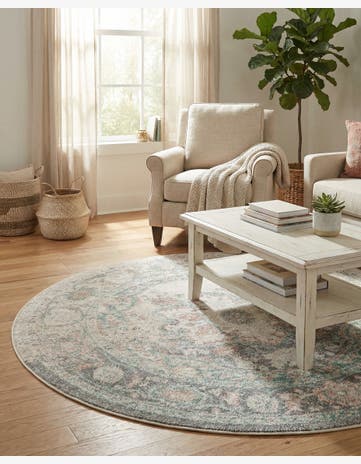 5' x 5' Madeline Vintage Round Rug