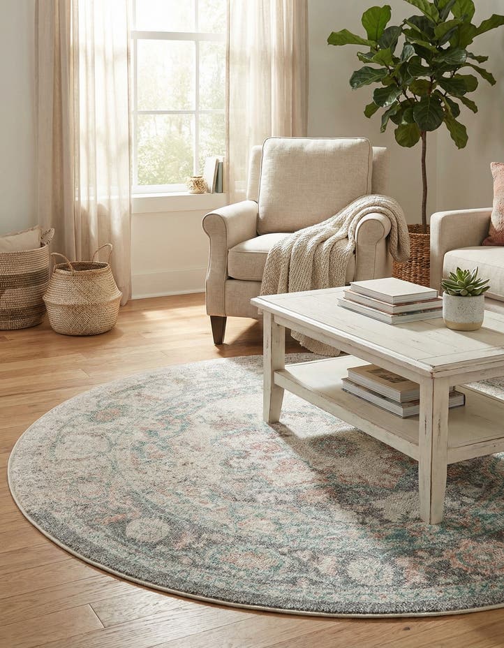 5' x 5' Madeline Vintage Round ...