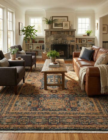 9' x 12' Mamluk Rug