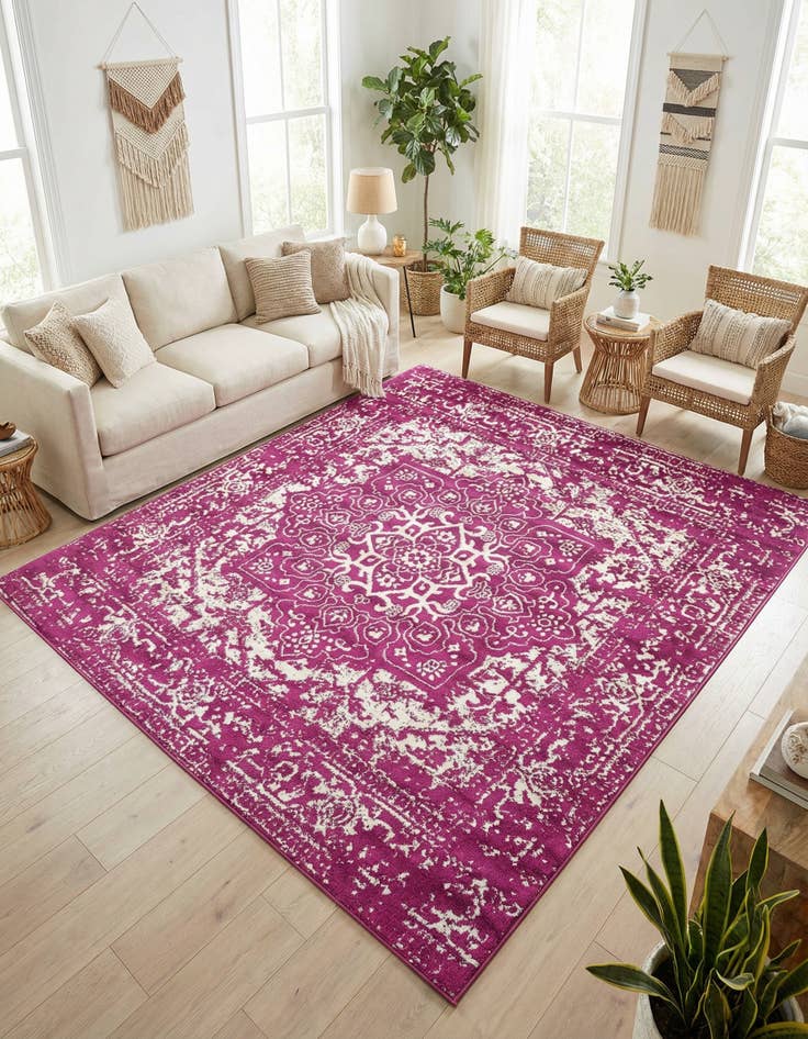 Detail image of 7' 10 x 7' 10 Arlington Square Rug