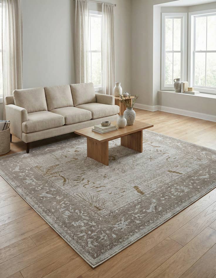 Detail image of 7' 10 x 7' 10 Miranda Square Rug