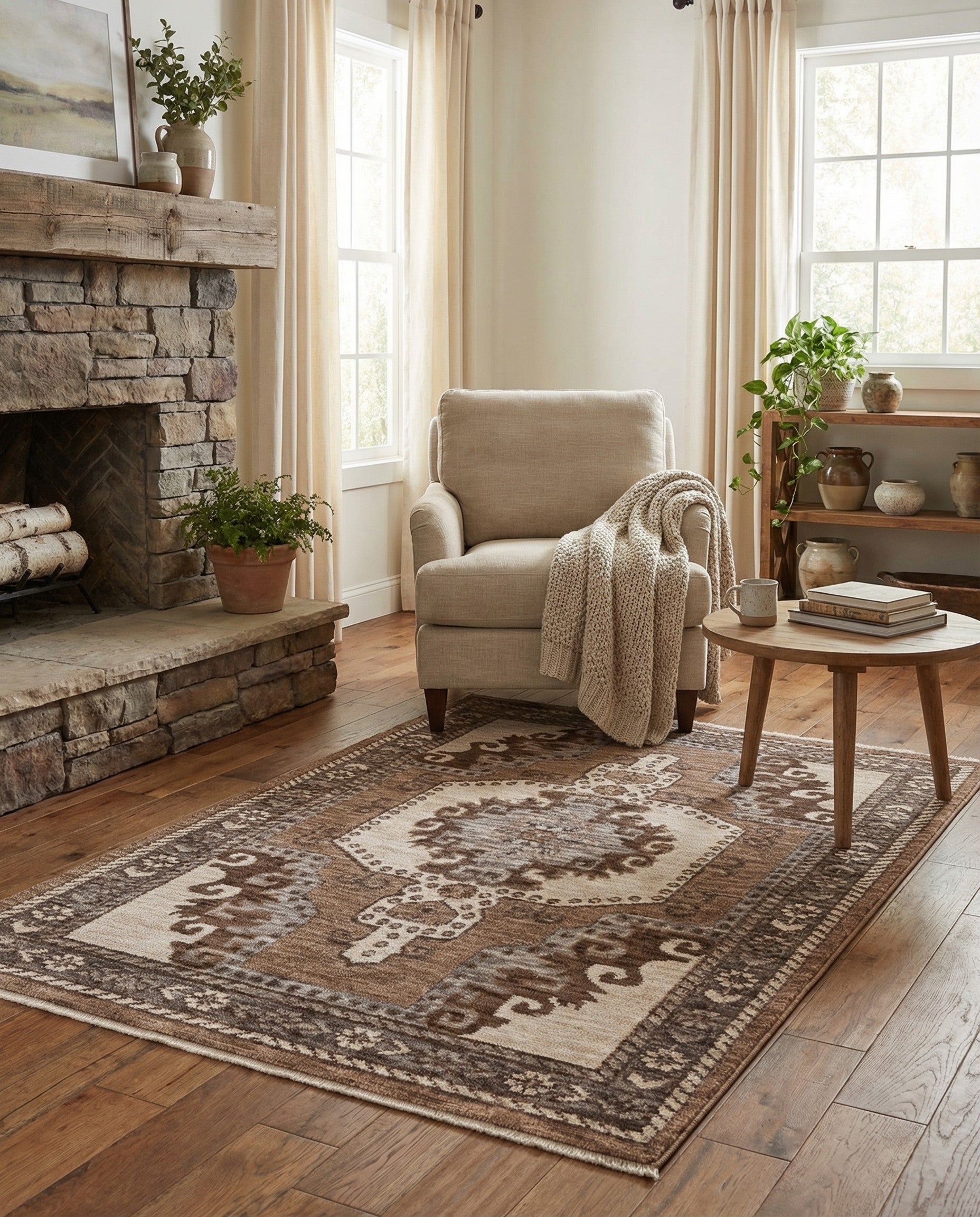 4' x 6' 3 Grand Tradition Rug