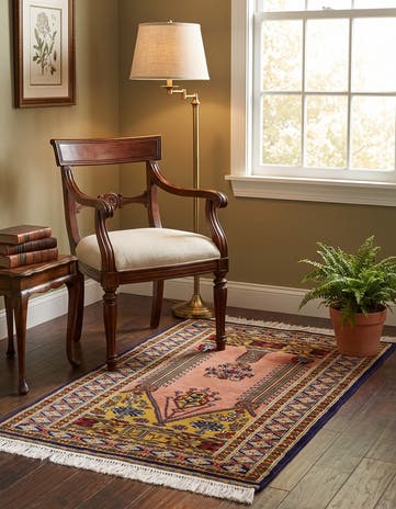 2' 8 x 4' 3 Bokhara Wool Rug