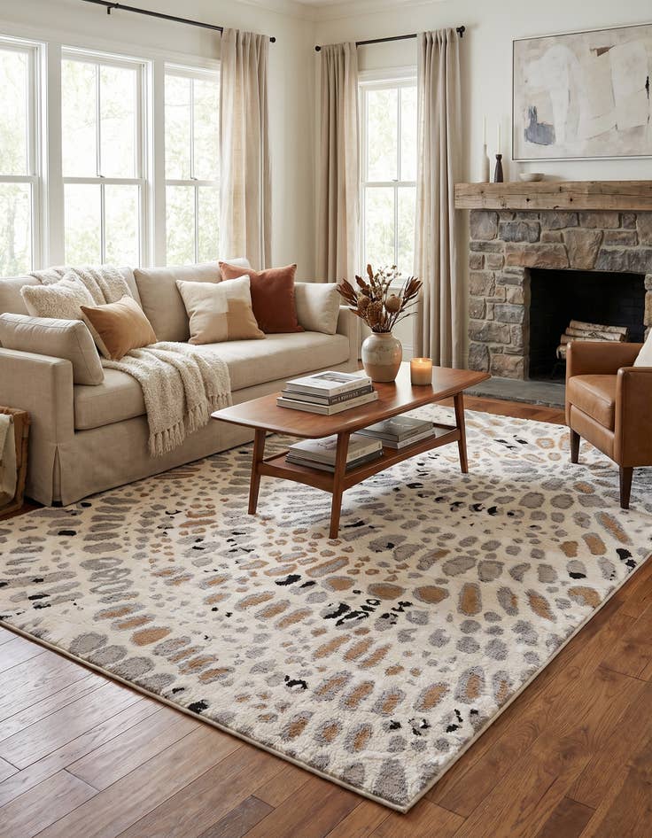 Detail image of 7' 10 x 10' Sepia Rug