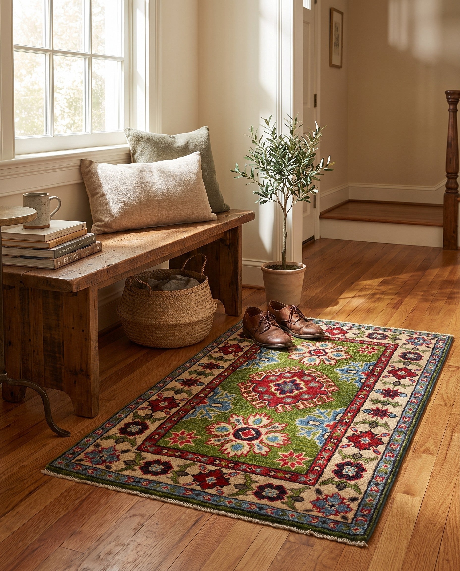 2' x 3' Hand Knotted Kazak Rug