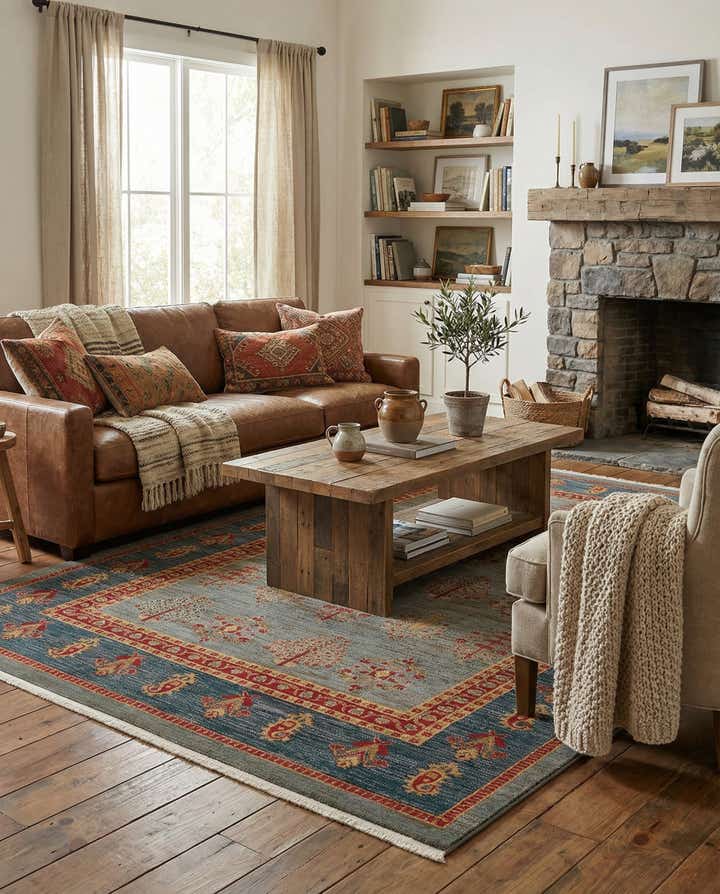 8' x 11' Kashkuli Gabbeh Rug