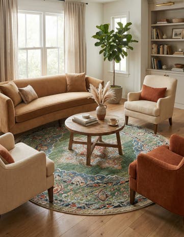 7' 10 x 7' 10 Isabella Round Rug