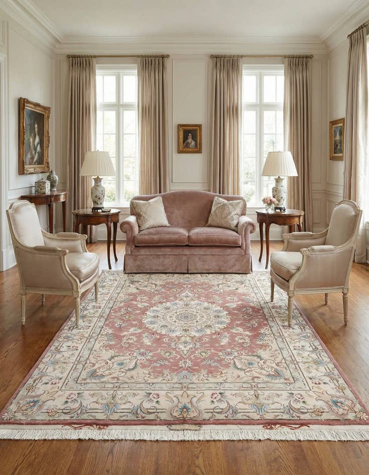 Detail image of 5' 1 x 6' 9 Tabriz Rug