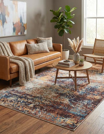 Brick Red Gossamer Rug