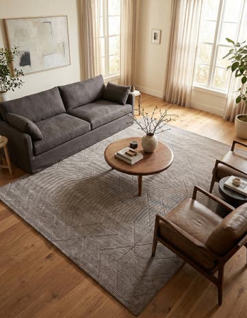 7' 10 x 11' WoolCraft Geometric Rug