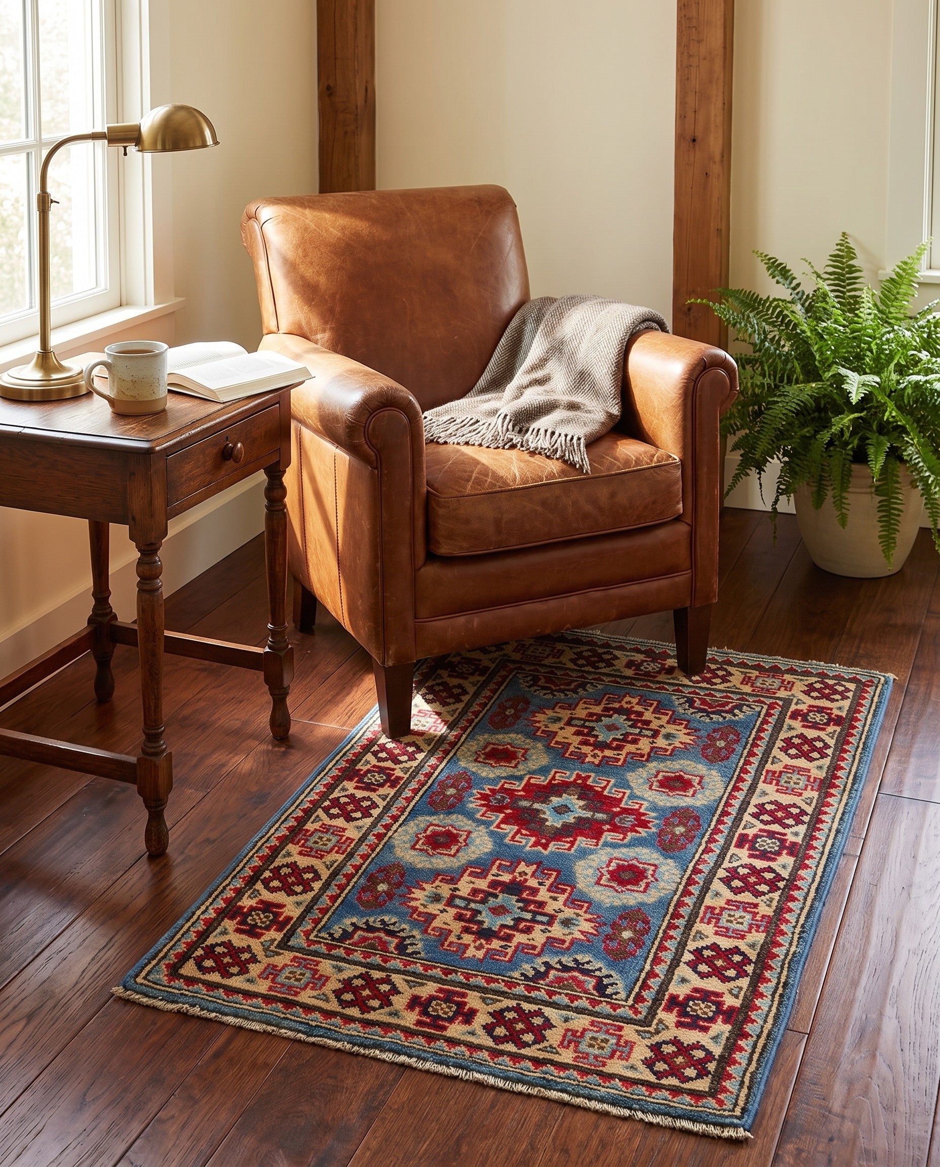 2' 1 x 3' 1 Hand Knotted Kazak Rug