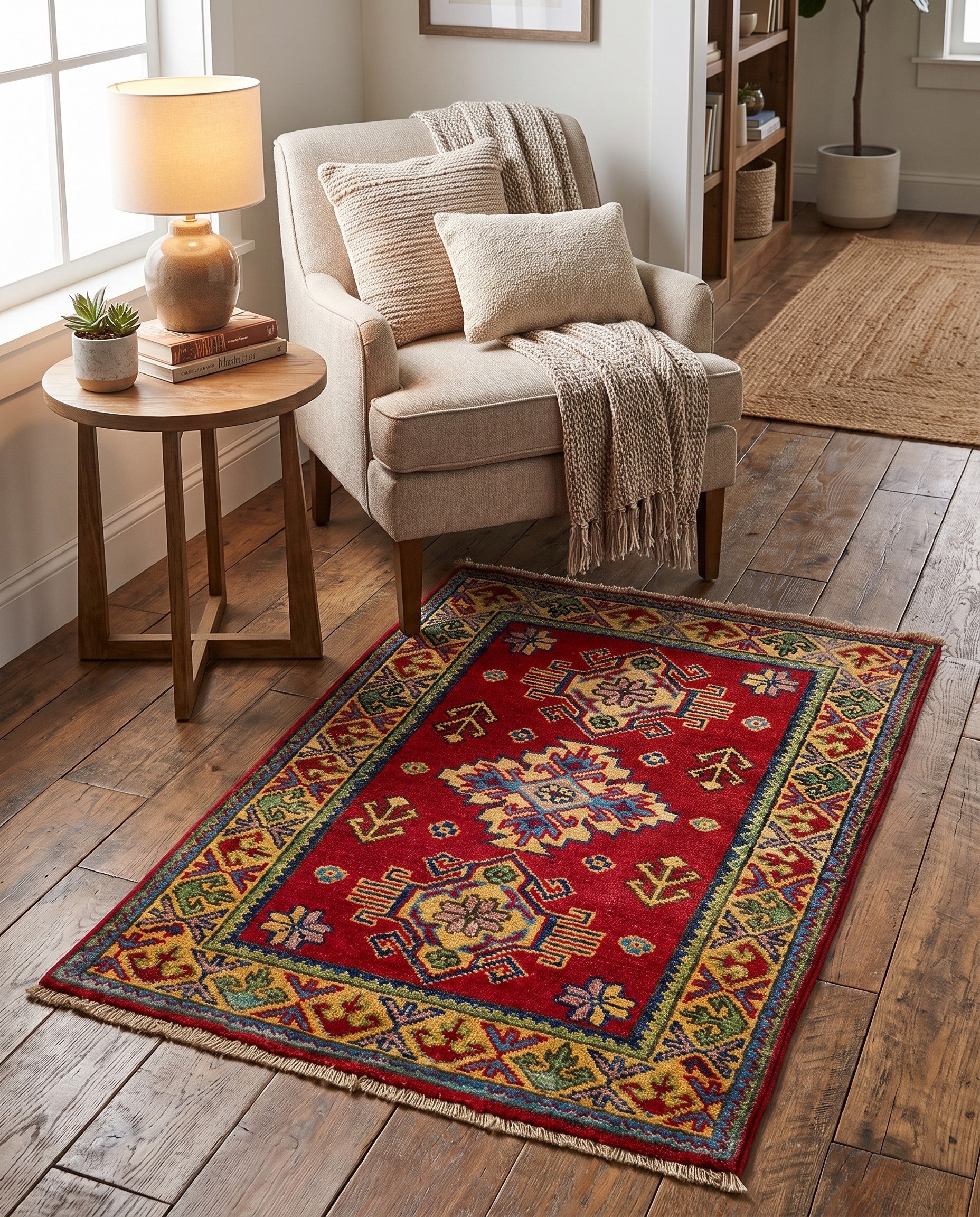 2' 2 x 3' Hand Knotted Kazak Rug