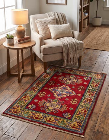 2' 2 x 3' Hand Knotted Kazak Rug