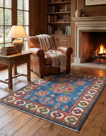 3' 3 x 5' 3 Hand Knotted Kazak Rug