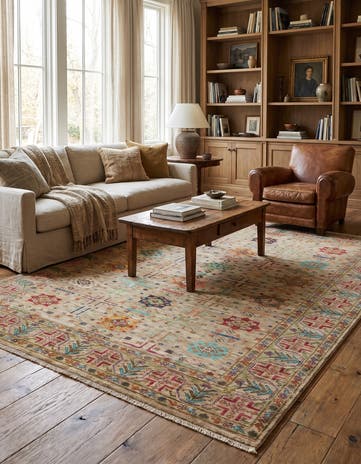 5' 9 x 7' 6 Hand Knotted Ariana Ziegler Rug