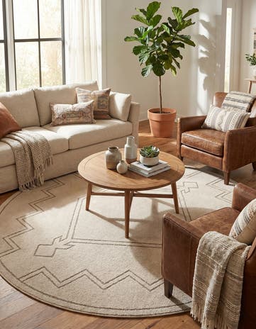8' x 8' Contour Round Rug