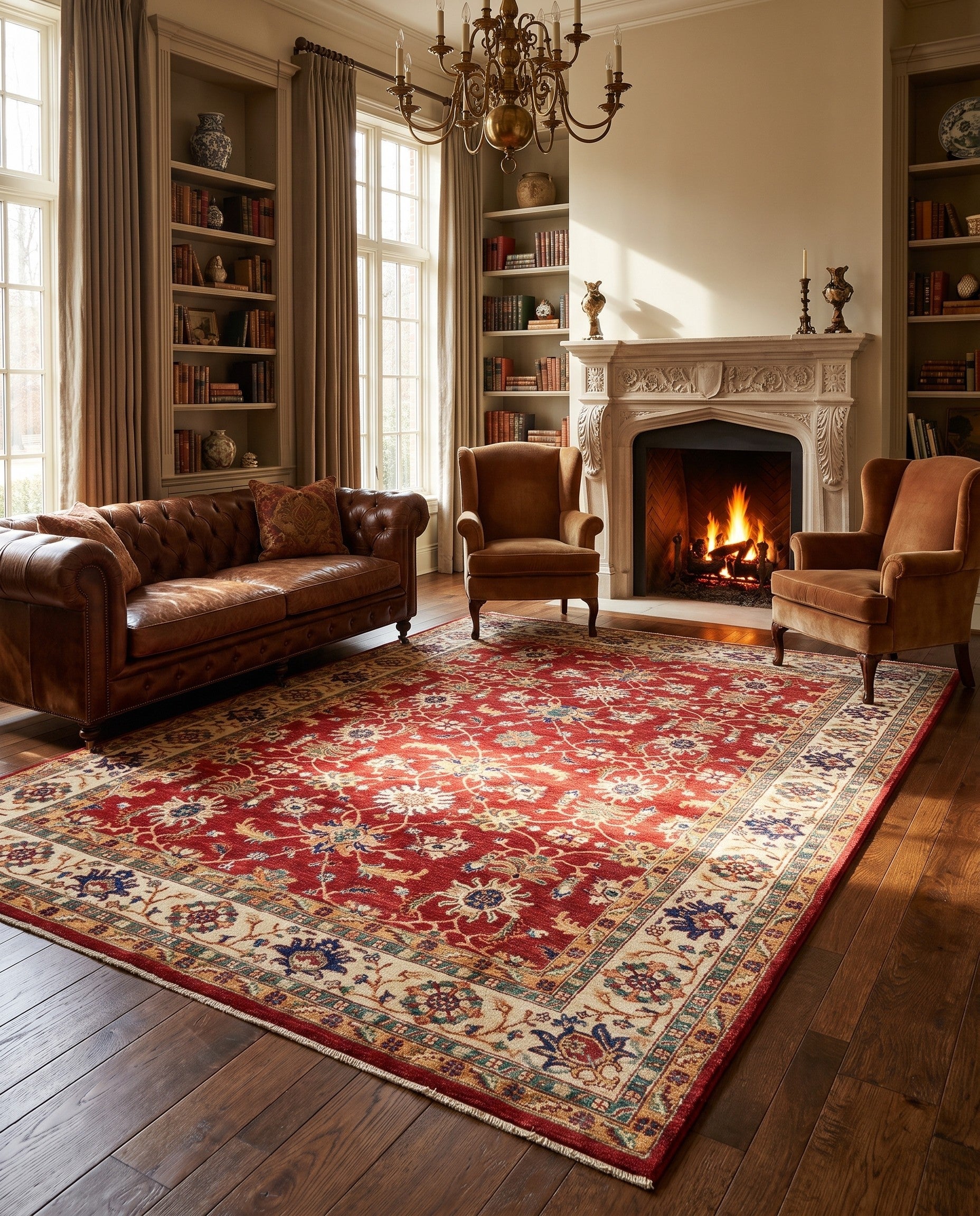 6' 8 x 9' 4 Hand Knotted Ariana Ziegler Rug