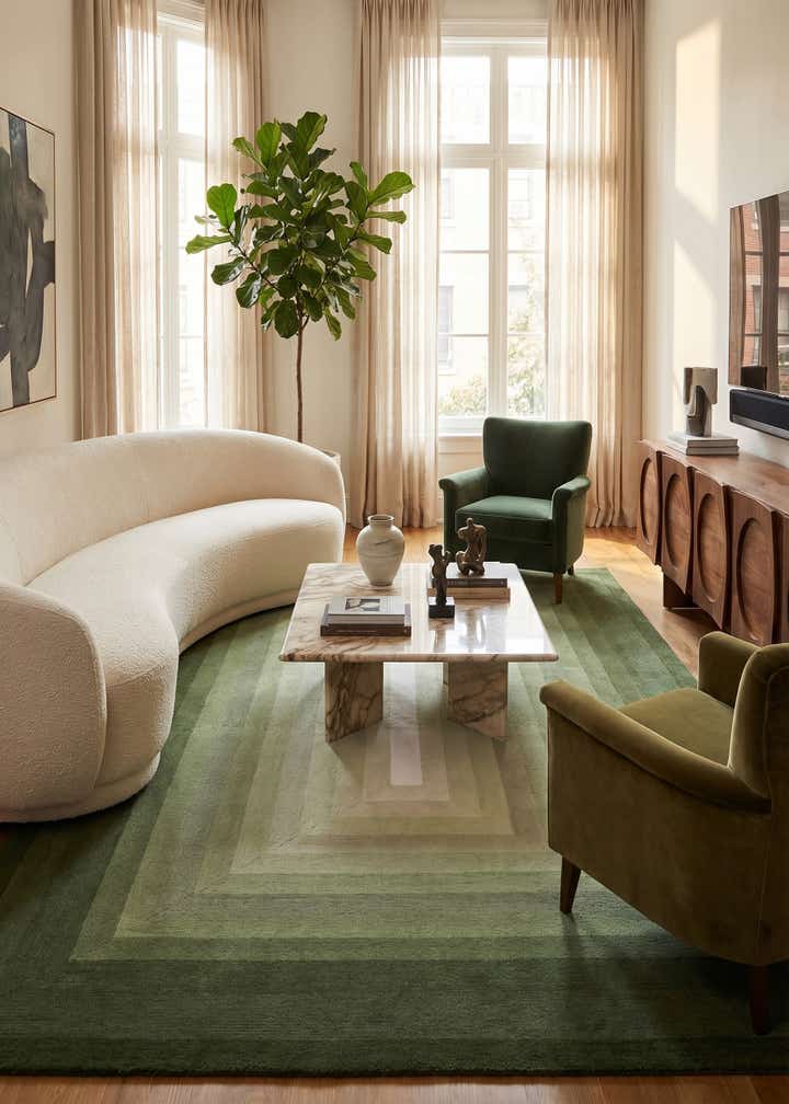 9' x 12' Ombre Wool Rug