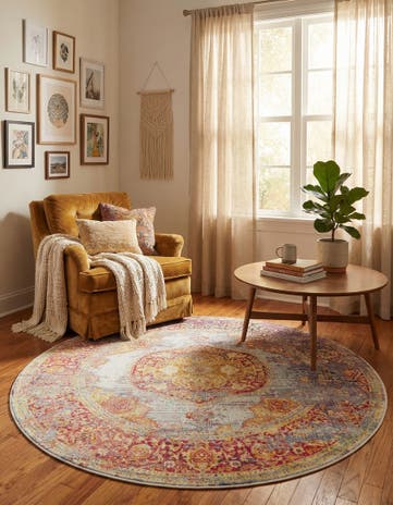 Santiago Round Rug