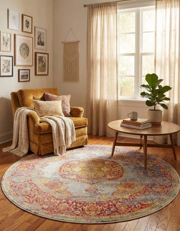Santiago Round Rug
