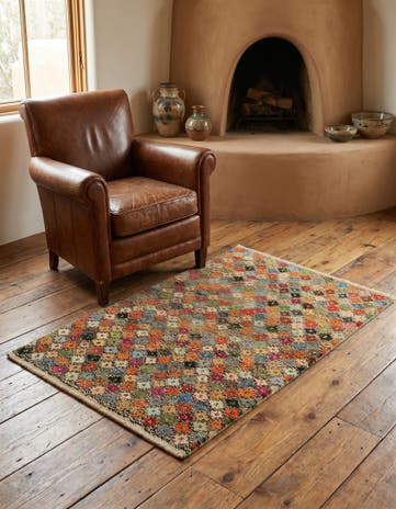 3' 3 x 4' 10 Hand Knotted Balouch Wool Rug